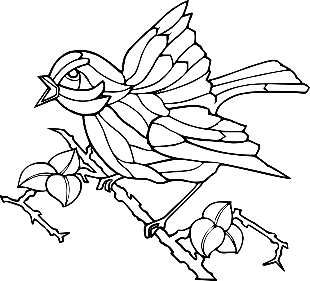 Bird 1 Coloring Page Md Coloring Page — Free Printable — free printable coloring page