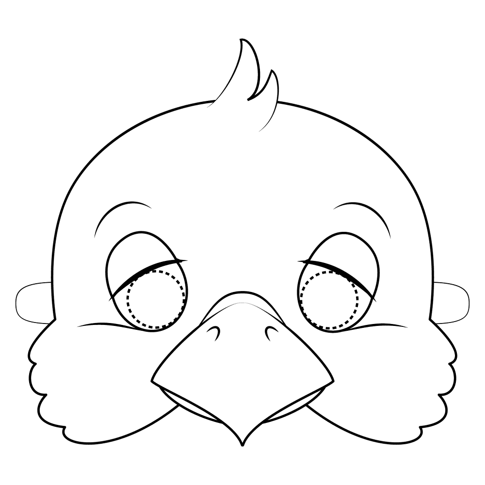 Dove Maskcolor Coloring Page Md Coloring Page — Free Printable — free printable coloring page