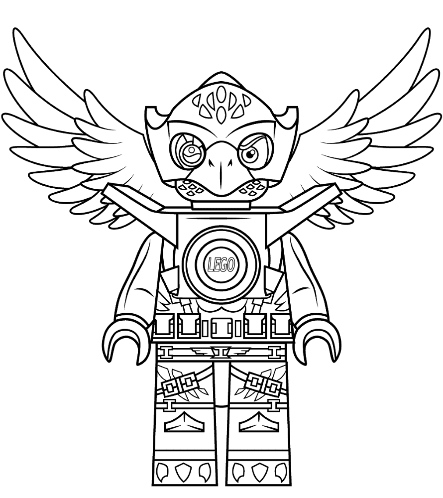 Lego Chima Eagle Eris Coloring Page Md Coloring Page — Free Printable — free printable coloring page
