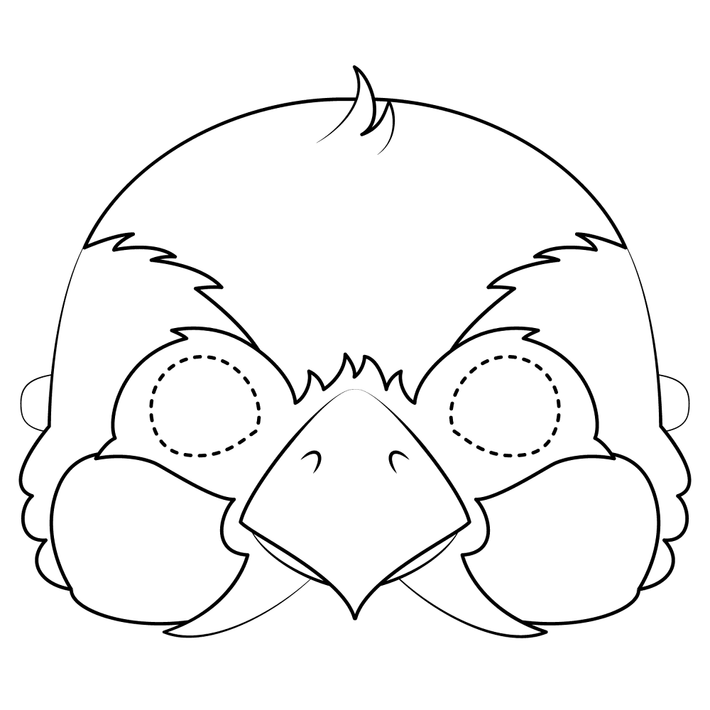 Sparrow Mask Coloring Page Md Coloring Page — Free Printable — free printable coloring page