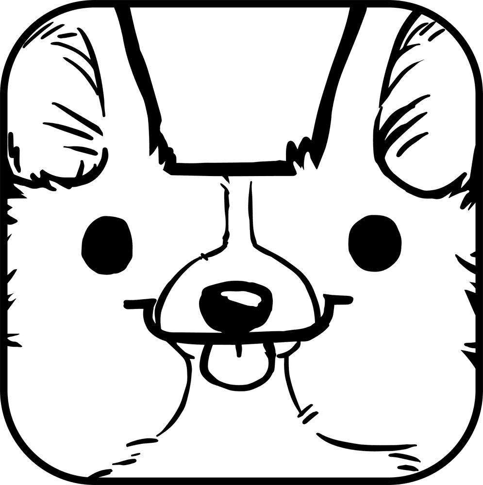 Corgi Portrait Coloring Page Md Coloring Page — Free Printable — free printable coloring page