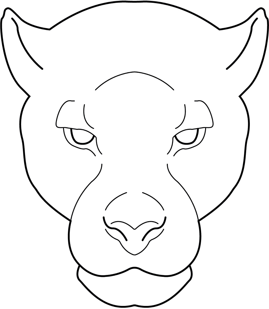 Leopard Face Coloring Page Md Coloring Page — Free Printable — free printable coloring page