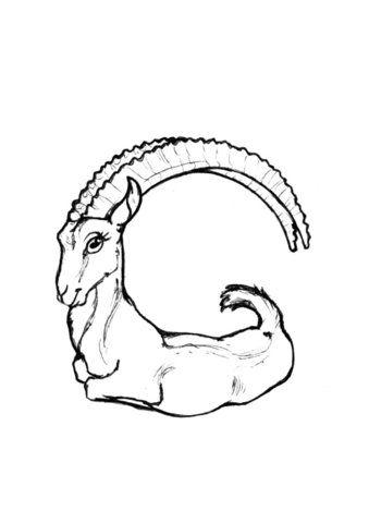 G Is For Goat Coloring Page Md Coloring Page — Free Printable — free printable coloring page