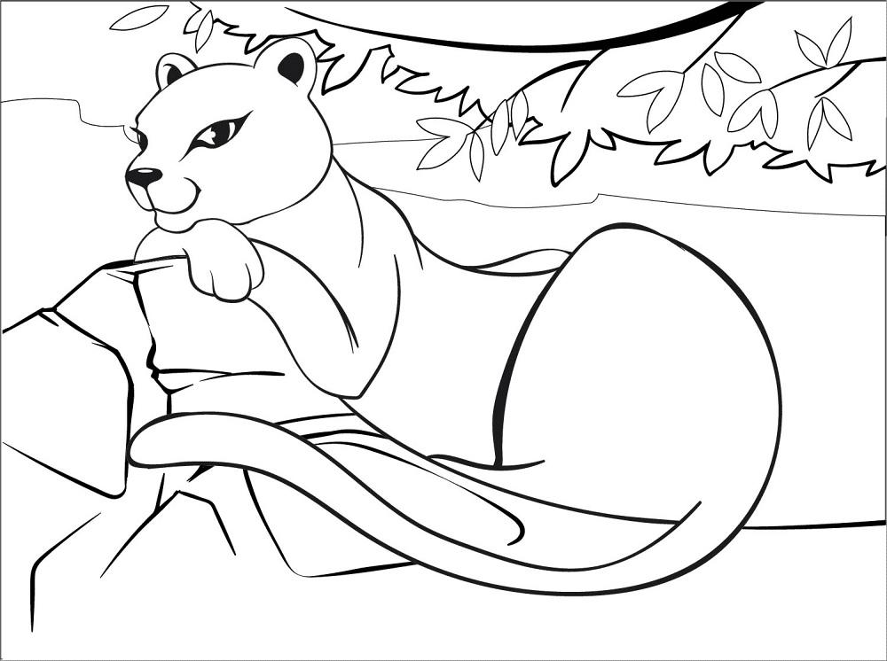 Puma Coloring Page Md Coloring Page — Free Printable — free printable coloring page