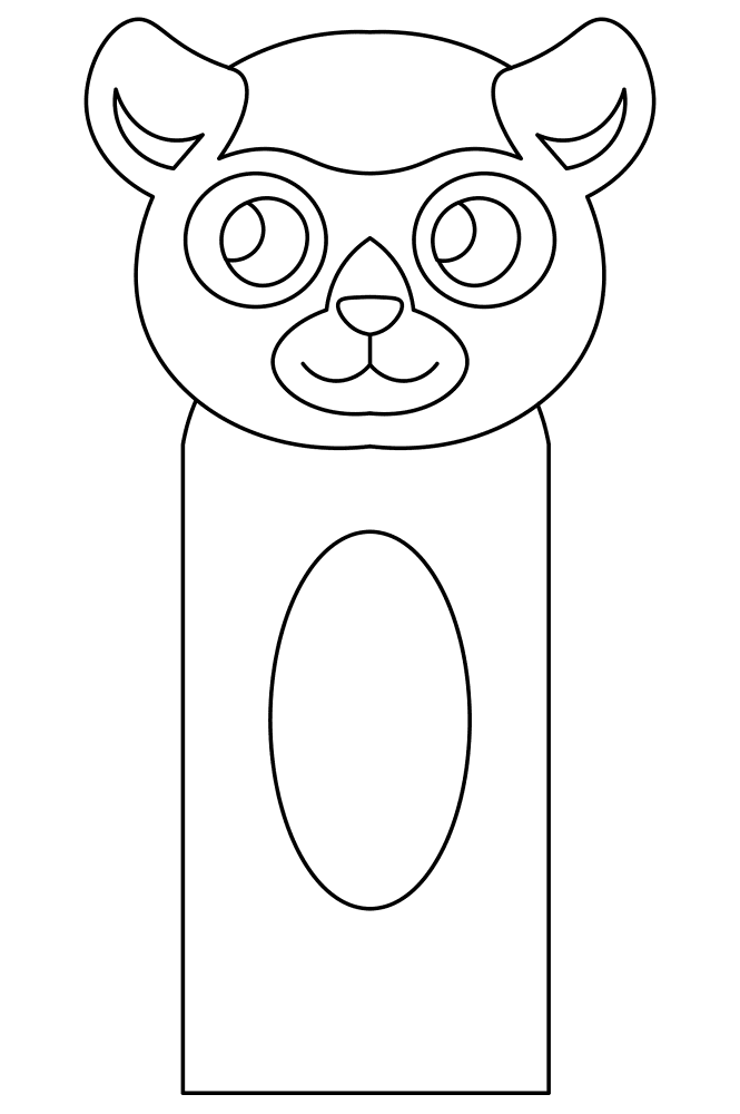 Rainforest Animal Bookmark Md Coloring Page — Free Printable — free printable coloring page