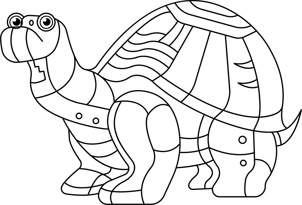 Abstract Turtle Coloring Page Md Coloring Page — Free Printable — free printable coloring page
