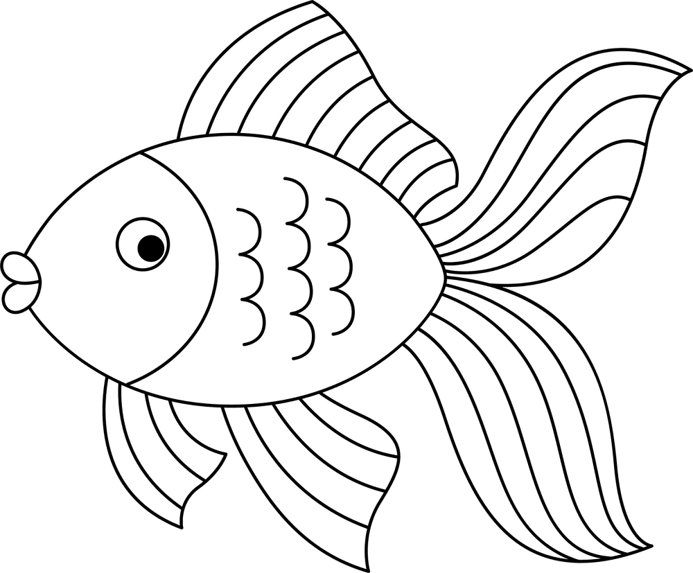 Cartoon Fish Coloring Page Md Coloring Page — Free Printable — free printable coloring page