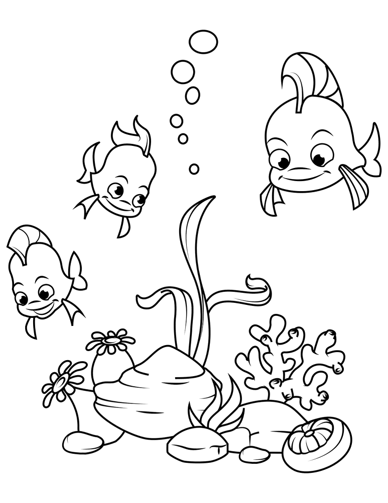 Coral Reef Fish 3 Coloring Page Md Coloring Page — Free Printable — free printable coloring page