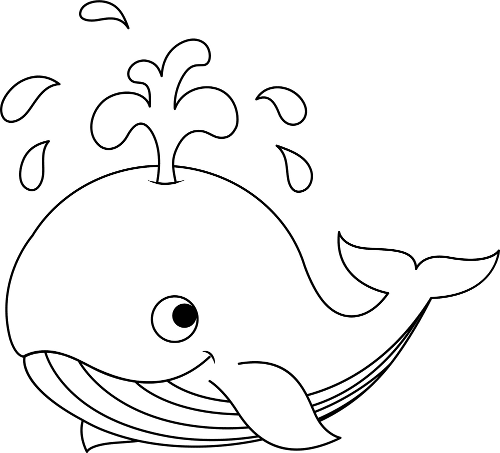 Cute Whale Coloring Page Md Coloring Page — Free Printable — free printable coloring page
