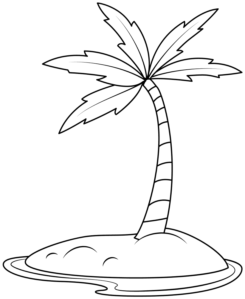 Island Coloring Page Md Coloring Page — Free Printable — free printable coloring page
