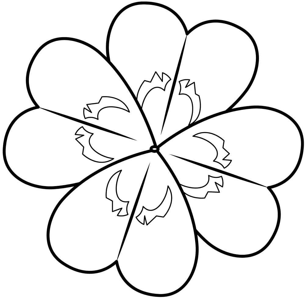Four Leaf Clover Coloring Page Md Coloring Page — Free Printable — free printable coloring page