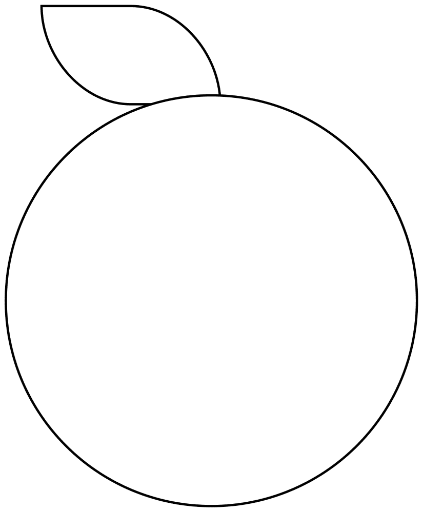 565 Tangerine Emoji 1f34a Coloring Page Md Coloring Page — Free Printable — free printable coloring page
