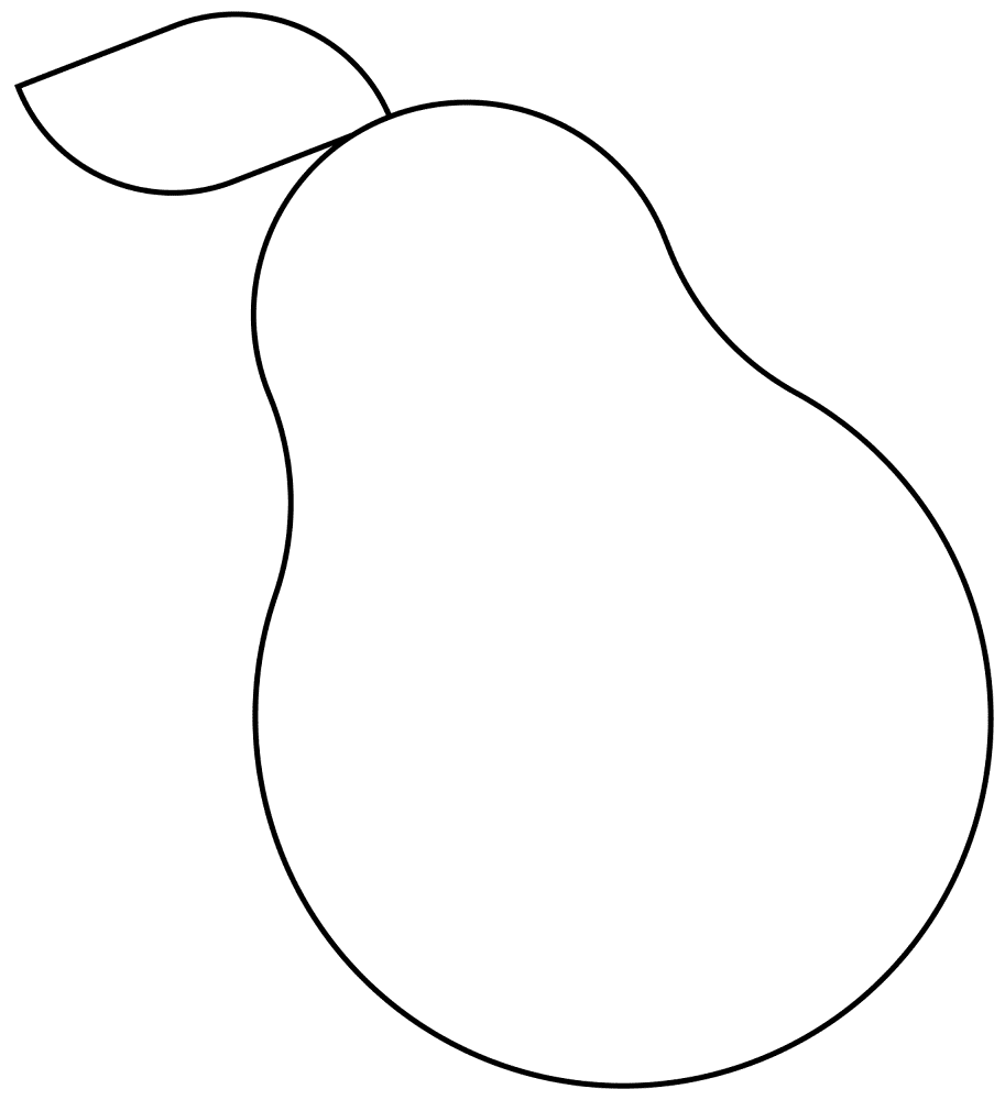 572 Pear Emoji 1f350 Coloring Page Md Coloring Page — Free Printable — free printable coloring page