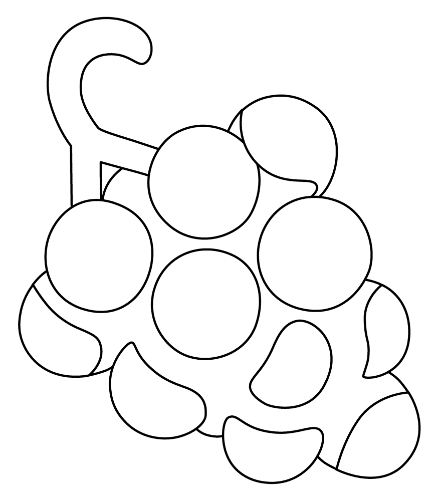 673 Grapes Emoji Coloring Page Md Coloring Page — Free Printable — free printable coloring page