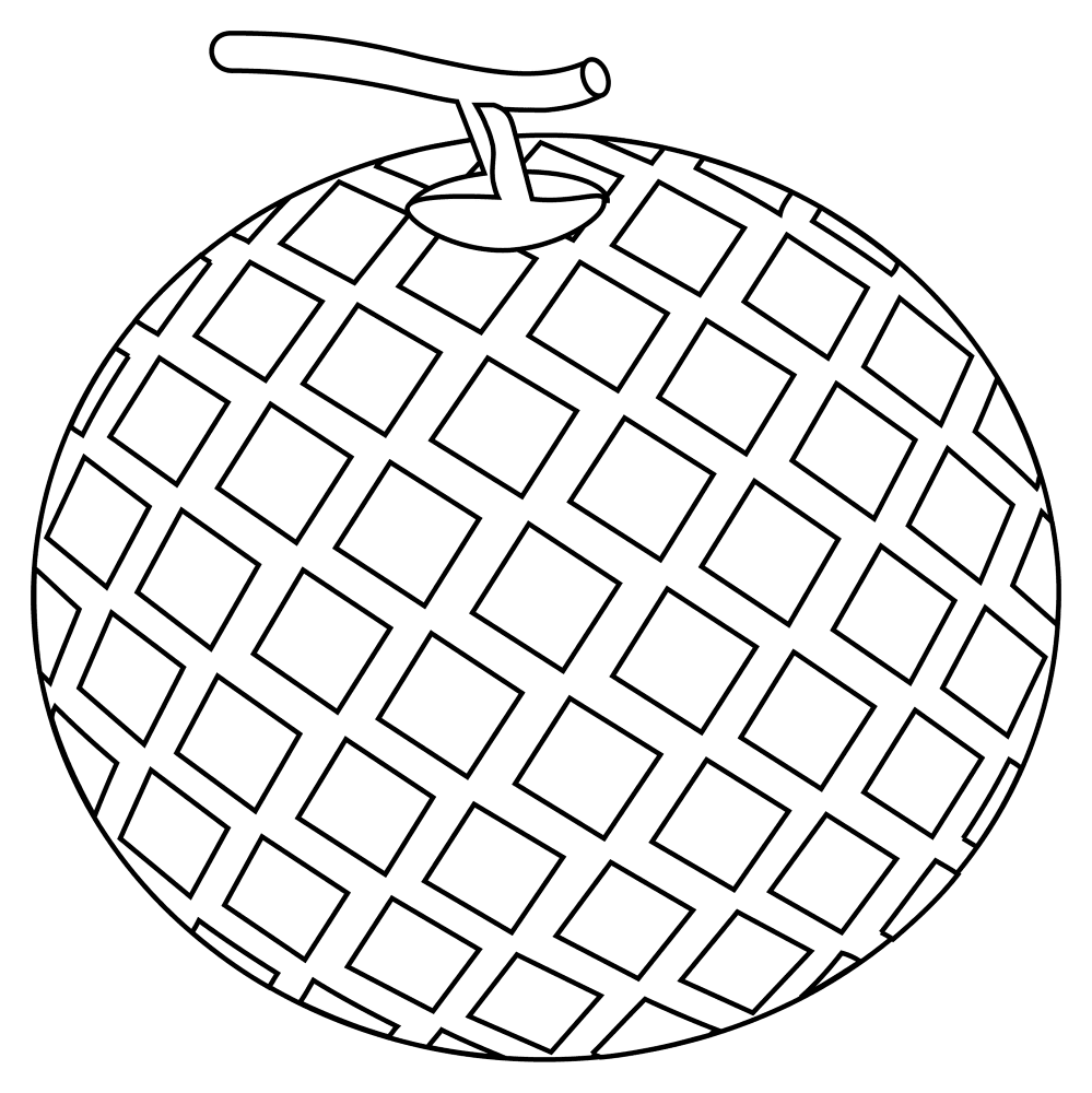 674 Melon Coloring Page Md Coloring Page — Free Printable — free printable coloring page