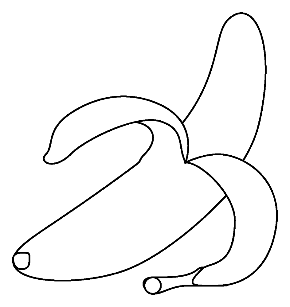 678 Banana Emoji Coloring Page Md Coloring Page — Free Printable — free printable coloring page