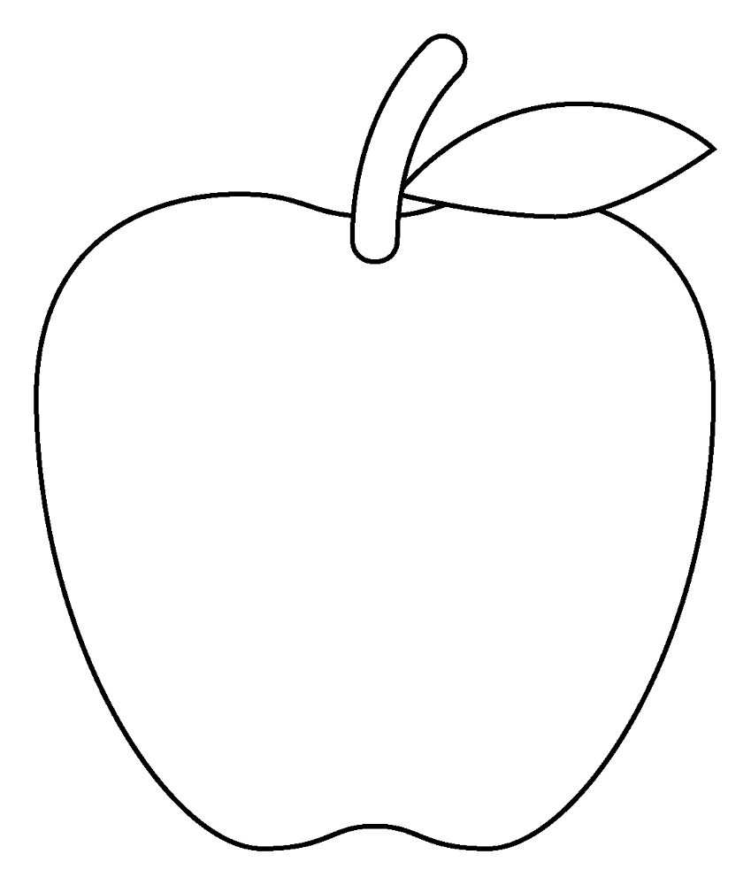 681 Apple Emoji Coloring Page Md Coloring Page — Free Printable — free printable coloring page