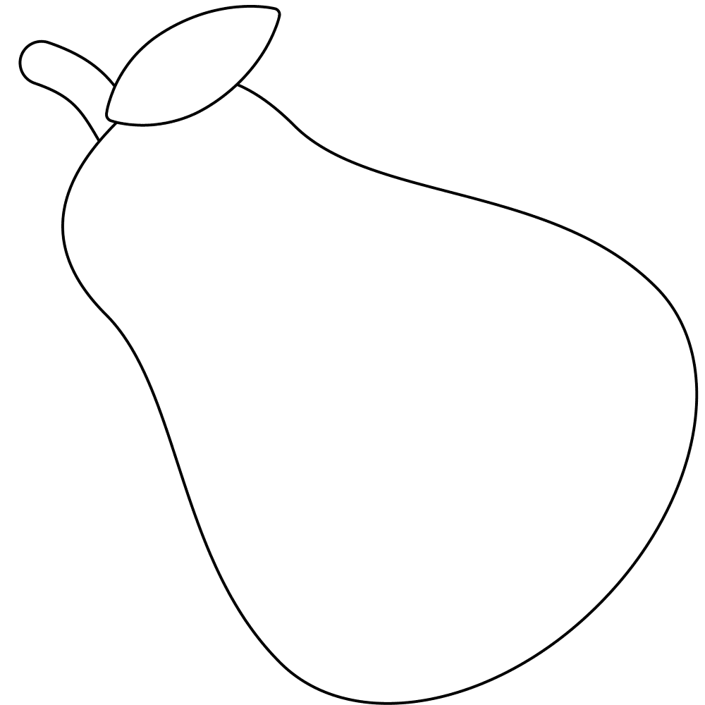 683 U1f350 Pear Emoji Coloring Page Md Coloring Page — Free Printable — free printable coloring page