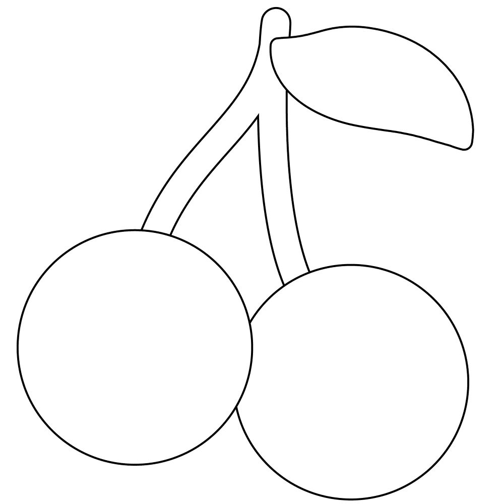 685 U1f352 Cherries Emoji Coloring Page Md Coloring Page — Free Printable — free printable coloring page