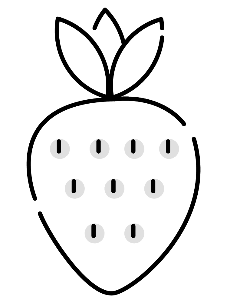 686 Strawberry Emoji Coloring Page Md Coloring Page — Free Printable — free printable coloring page