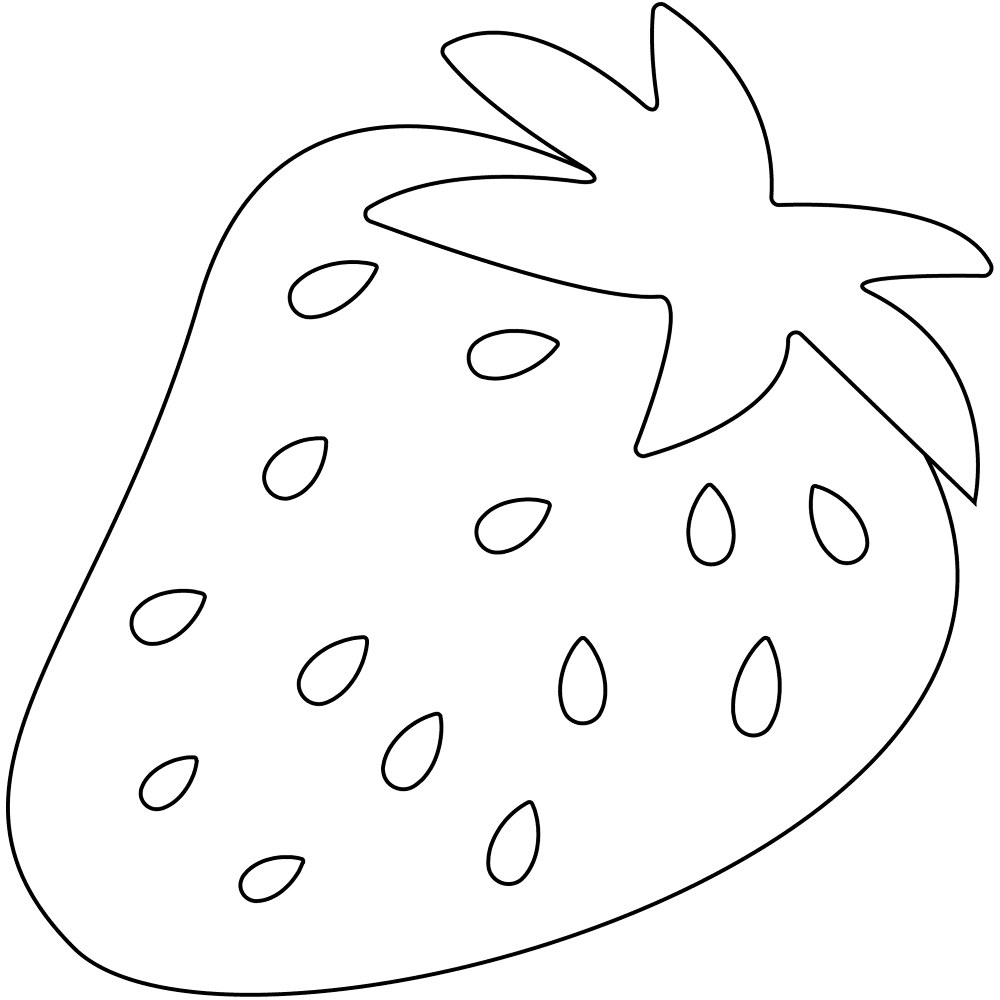 686 U1f353 Strawberry Emoji Coloring Page Md Coloring Page — Free Printable — free printable coloring page