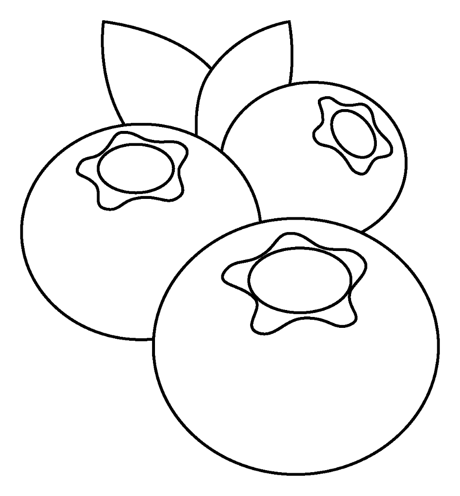 687 Blueberries Emoji Coloring Page Md Coloring Page — Free Printable — free printable coloring page