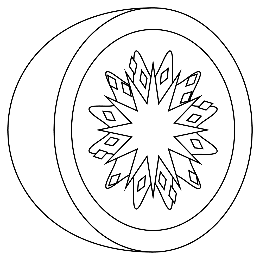 688 Kiwi Fruit Coloring Page Md Coloring Page — Free Printable — free printable coloring page
