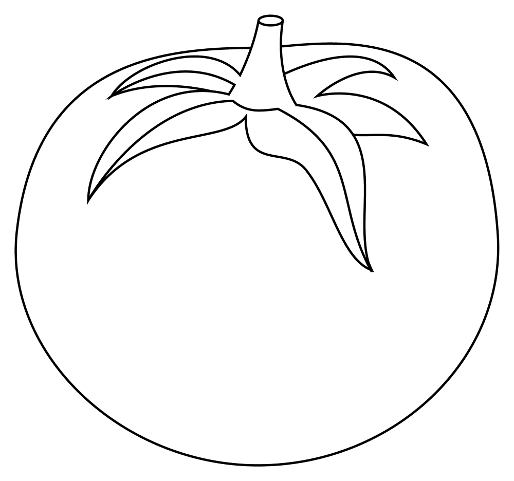 689 Tomato Coloring Page Md Coloring Page — Free Printable — free printable coloring page