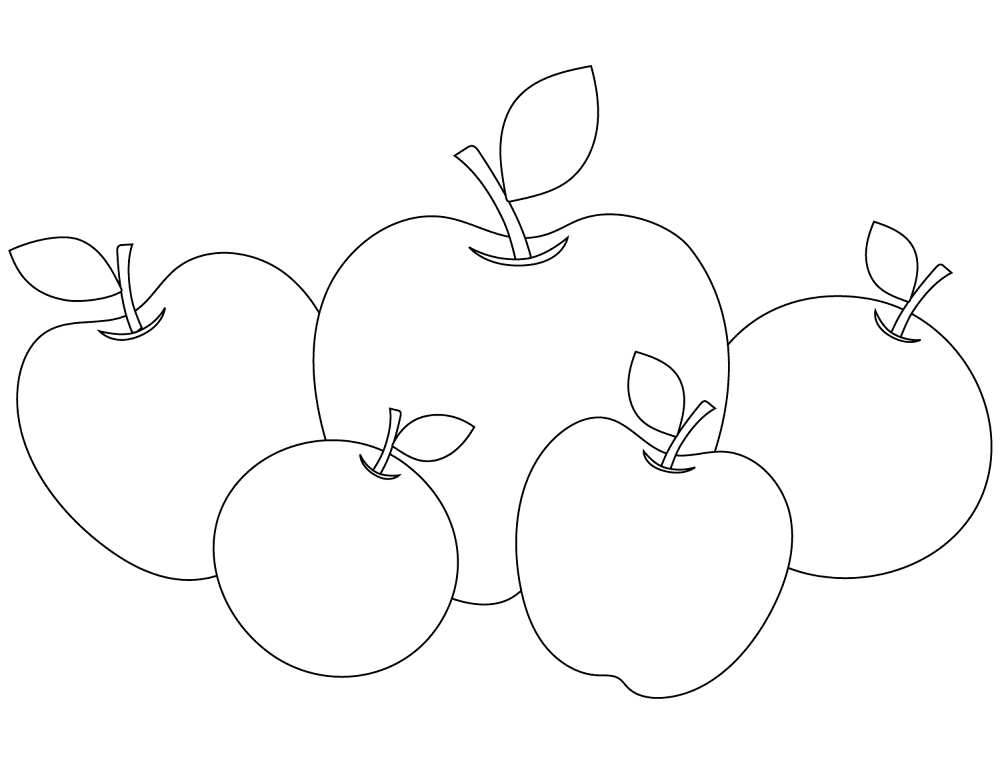 Apples Coloring Page Md Coloring Page — Free Printable — free printable coloring page