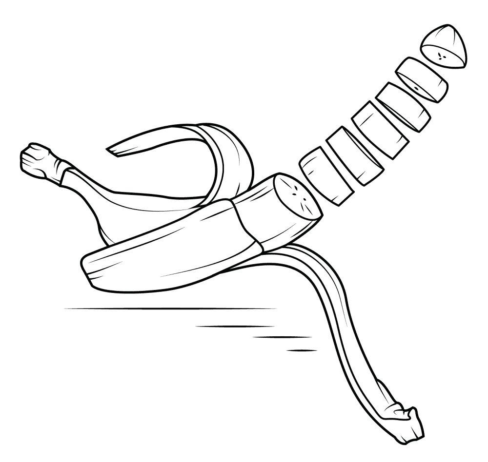 Banana Coloring Page Md Coloring Page — Free Printable — free printable coloring page