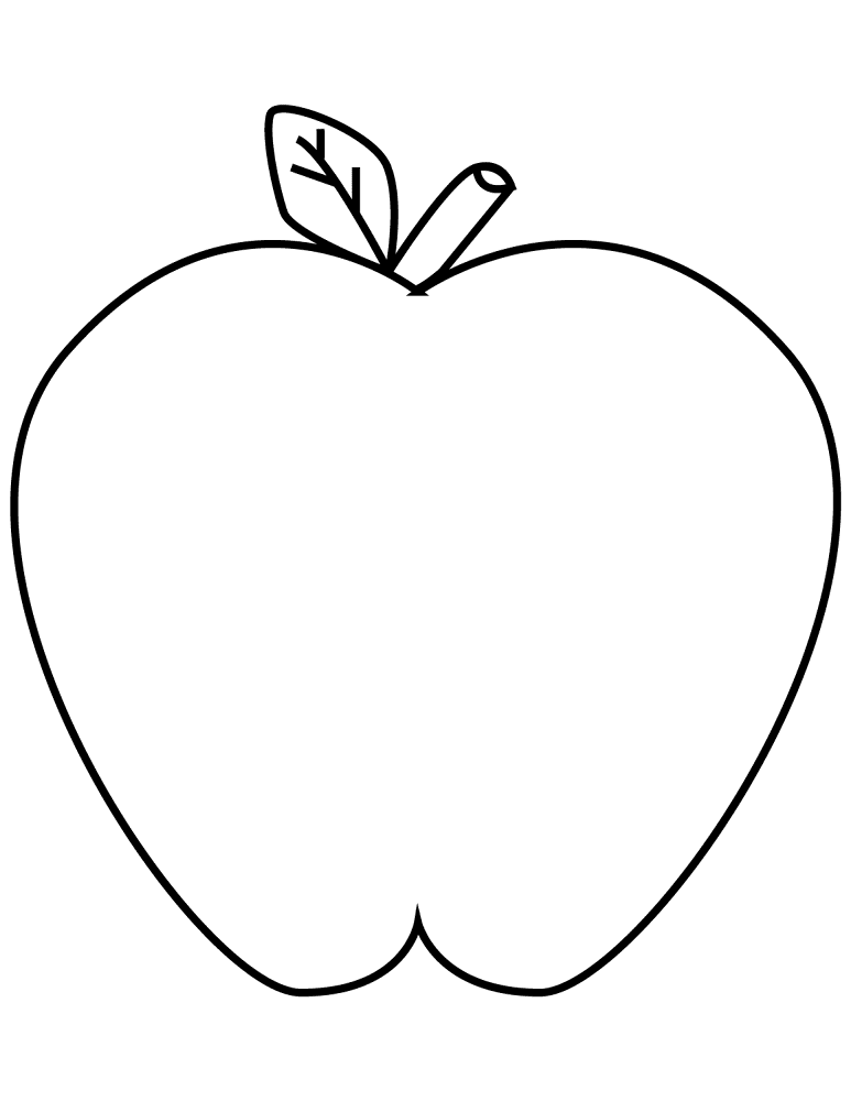 Green Apple Coloring Page Md Coloring Page — Free Printable — free printable coloring page