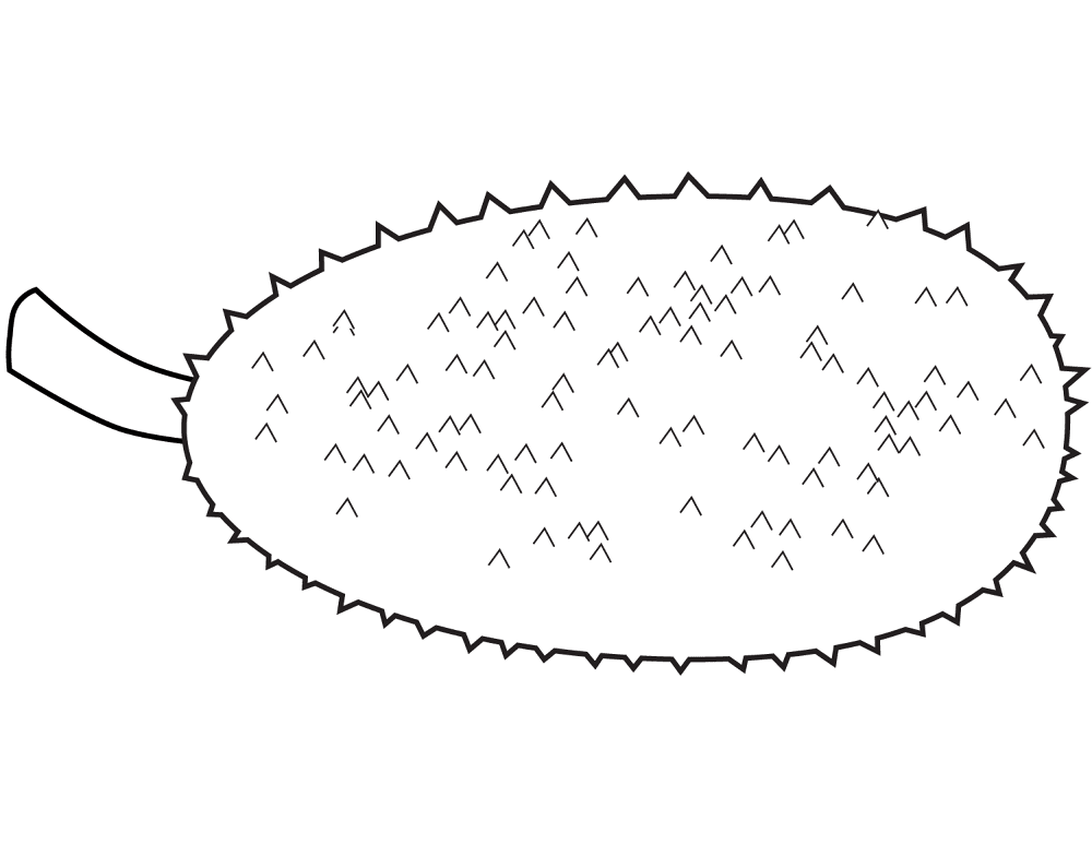 Jack Fruit Coloring Page Md Coloring Page — Free Printable — free printable coloring page