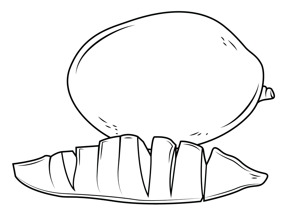 Mango 1 Coloring Page Md Coloring Page — Free Printable — free printable coloring page