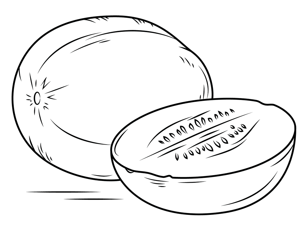 Melon 4 Coloring Page Md Coloring Page — Free Printable — free printable coloring page