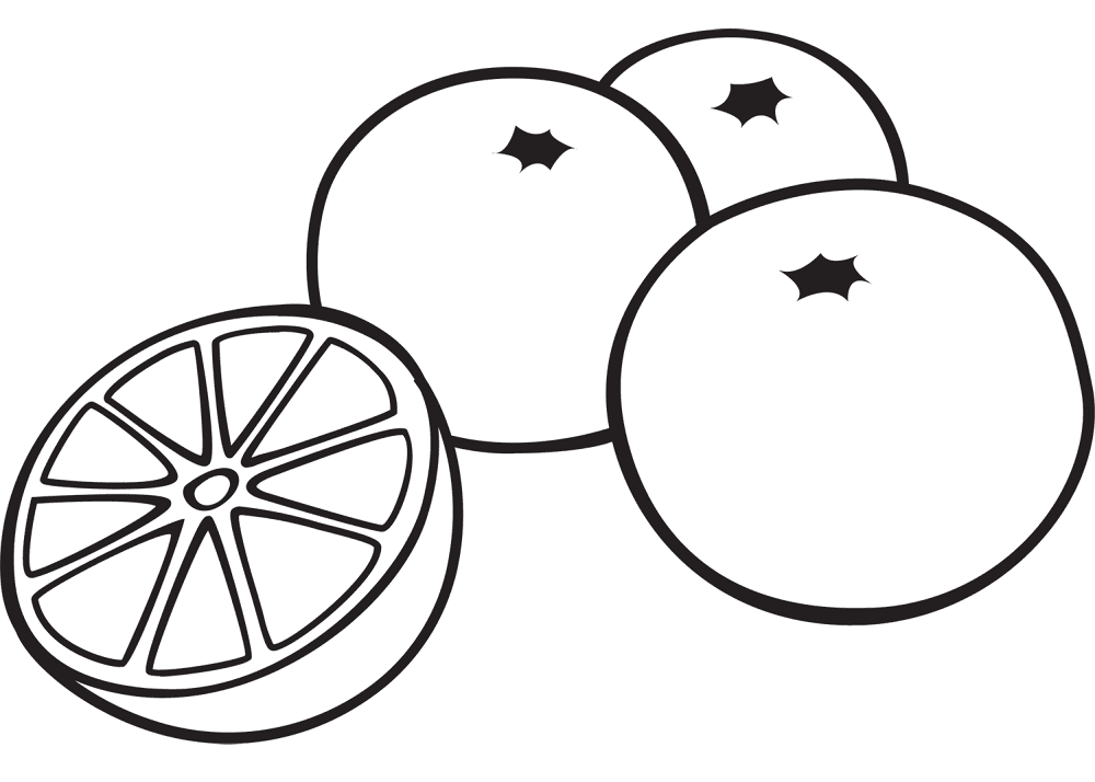 Oranges Coloring Page Md Coloring Page — Free Printable — free printable coloring page