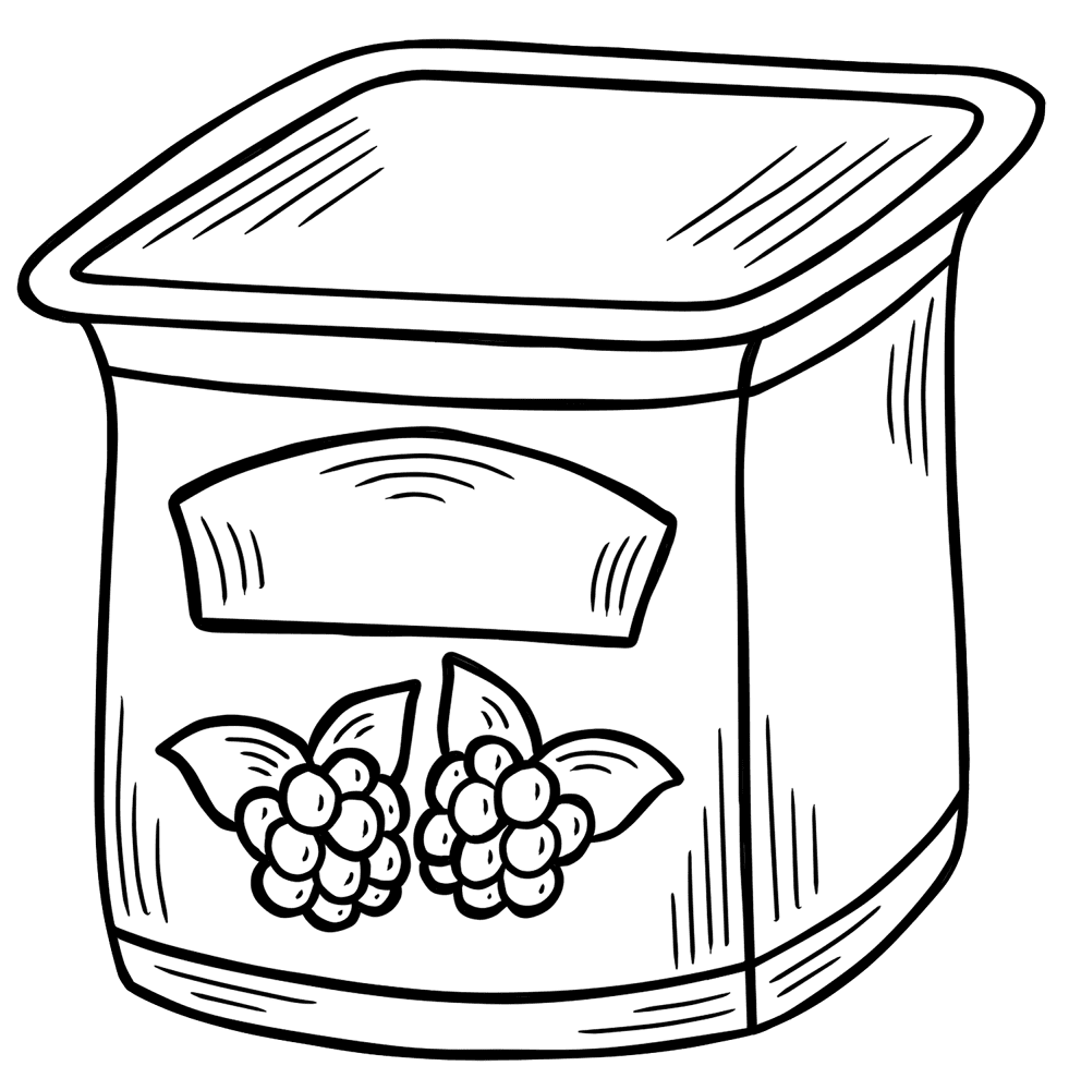 Yogurt 6600565 Coloring Page Md Coloring Page — Free Printable — free printable coloring page