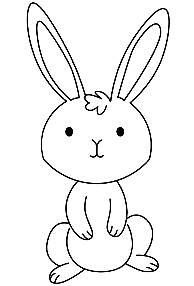 Farm Puppets Hoppy Rabbit Md Coloring Page — Free Printable — free printable coloring page