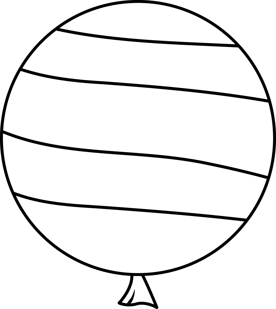 Birthday Balloon 3 Coloring Page Md Coloring Page — Free Printable — free printable coloring page