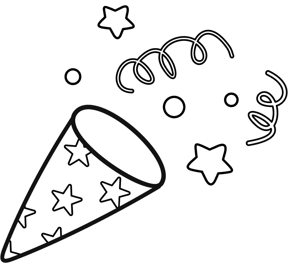 Confetti Coloring Page Md Coloring Page — Free Printable — free printable coloring page