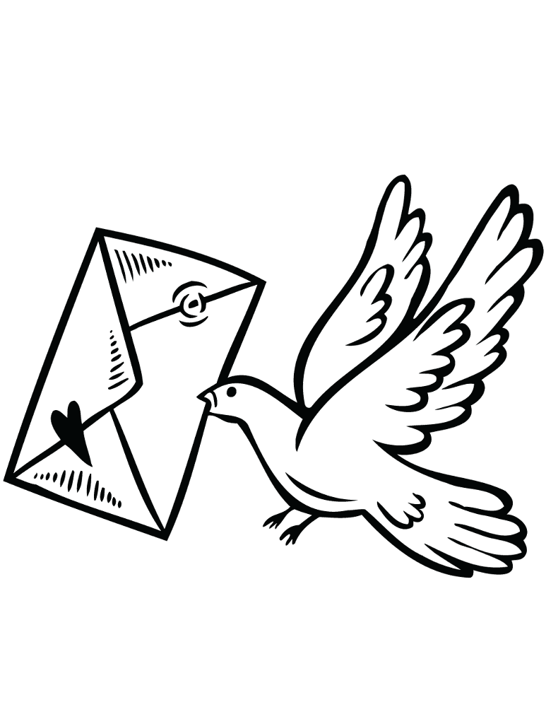 Love Bird Coloring Page Md Coloring Page — Free Printable — free printable coloring page