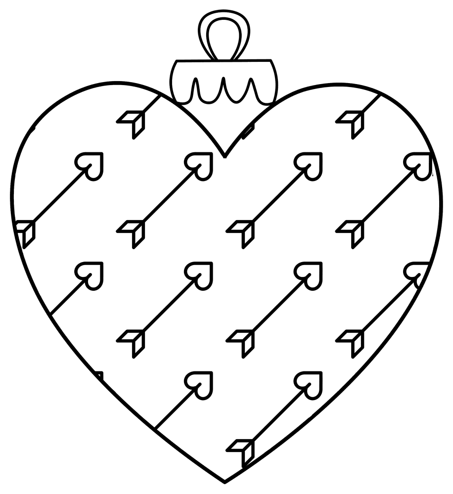 Valentines Day Hearts 12 Coloring Page Md Coloring Page — Free Printable — free printable coloring page