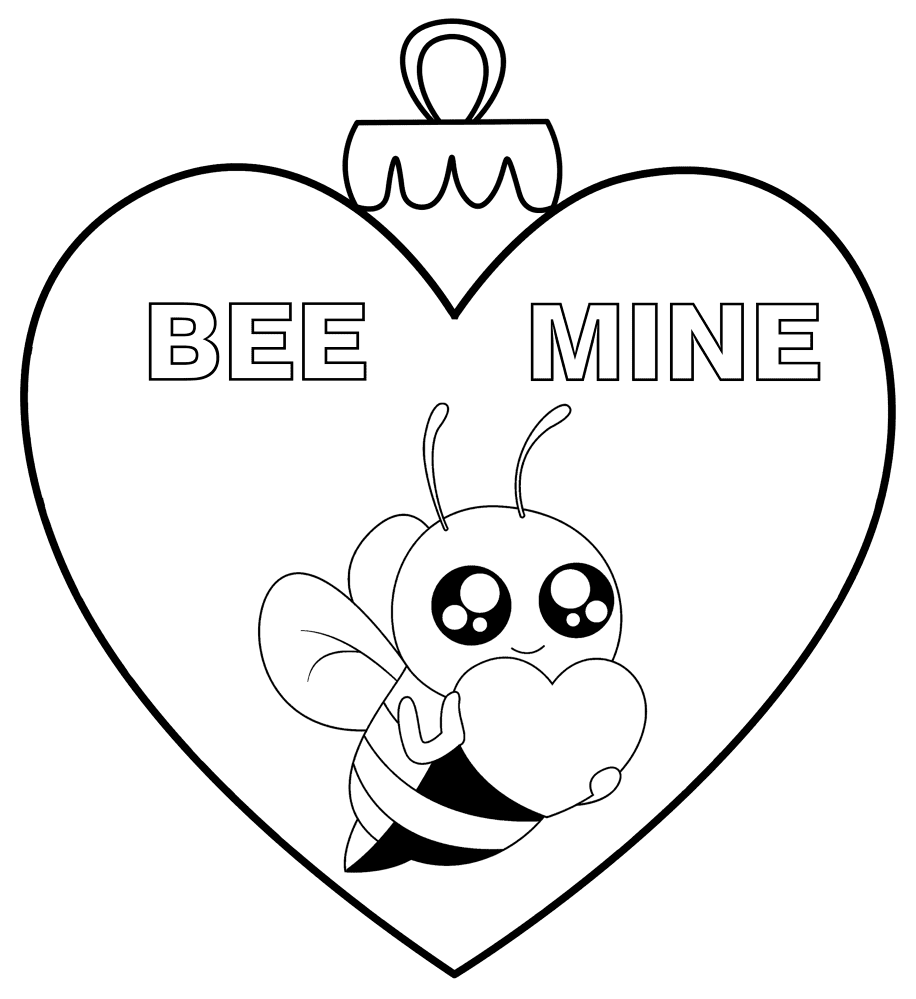 Valentines Day Hearts 13 Coloring Page Md Coloring Page — Free Printable — free printable coloring page