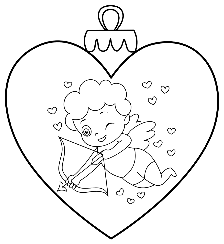 Valentines Day Hearts 16 Coloring Page Md Coloring Page — Free Printable — free printable coloring page