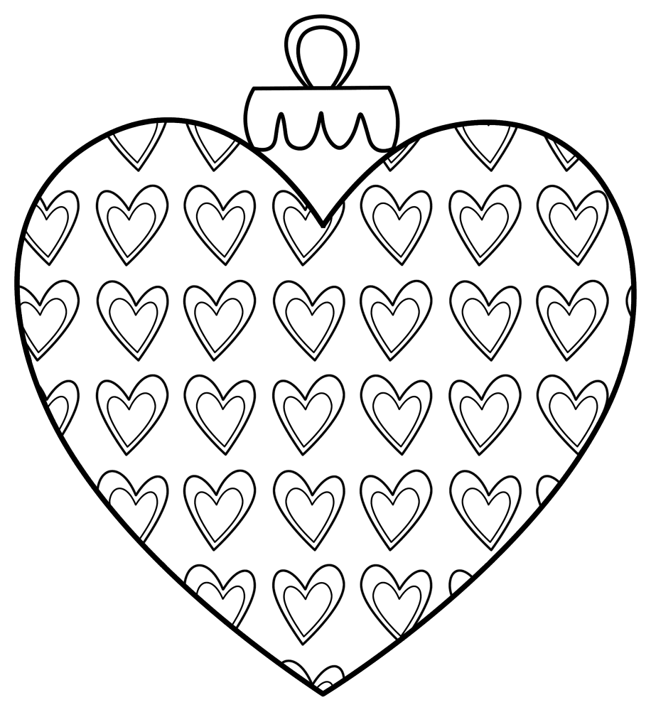 Valentines Day Hearts 7 Coloring Page Md Coloring Page — Free Printable — free printable coloring page