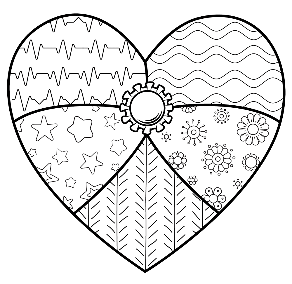 Valentines Heart 8 Coloring Page Md Coloring Page — Free Printable — free printable coloring page