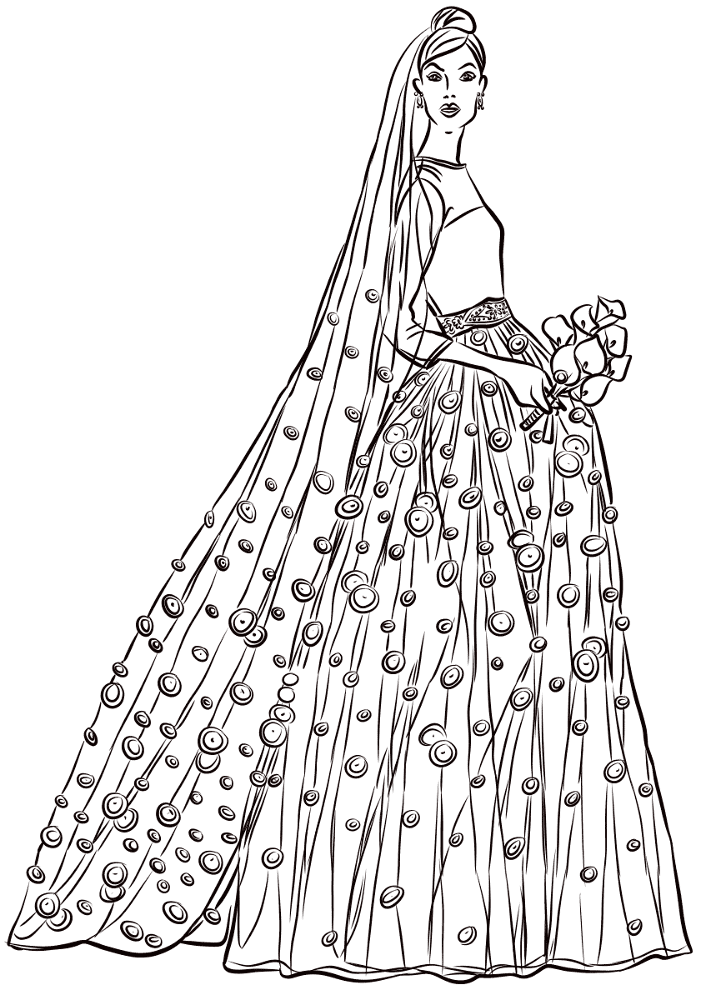 Birde With Calla Lillies Bouquet Coloring Page Md Coloring Page — Free Printable — free printable coloring page