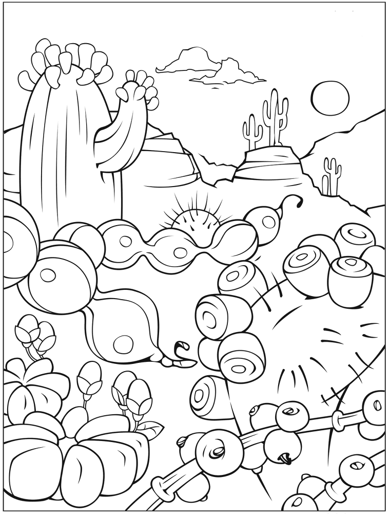 Desert Fruits Coloring Page Md Coloring Page — Free Printable — free printable coloring page