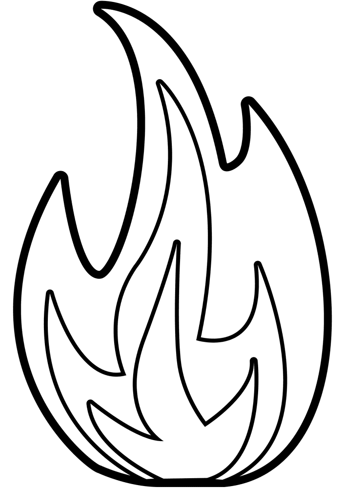 Fire Coloring Page Md Coloring Page — Free Printable — free printable coloring page