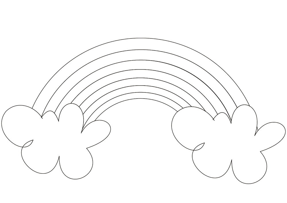 Rainbow 4 Coloring Page Md Coloring Page — Free Printable — free printable coloring page