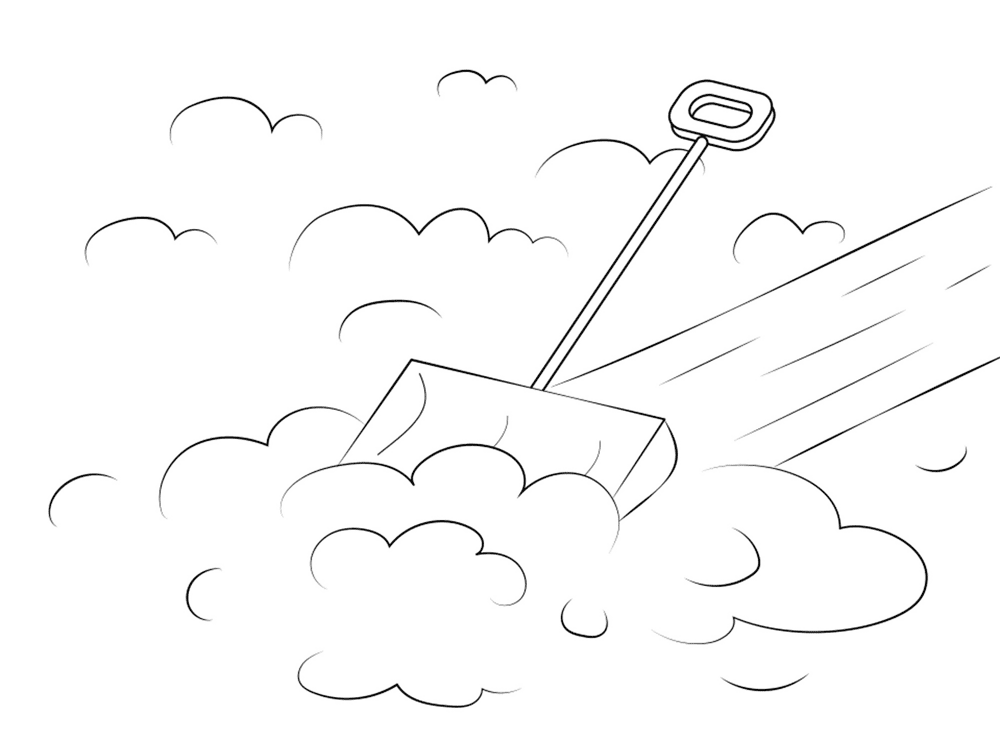 Snow Shovel Coloring Page Md Coloring Page — Free Printable — free printable coloring page